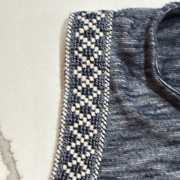 Anthropologie W5 | Women’s Boho Beaded Sleeveless Navy Tank Top Shirt Size S - Picture 4 of 16